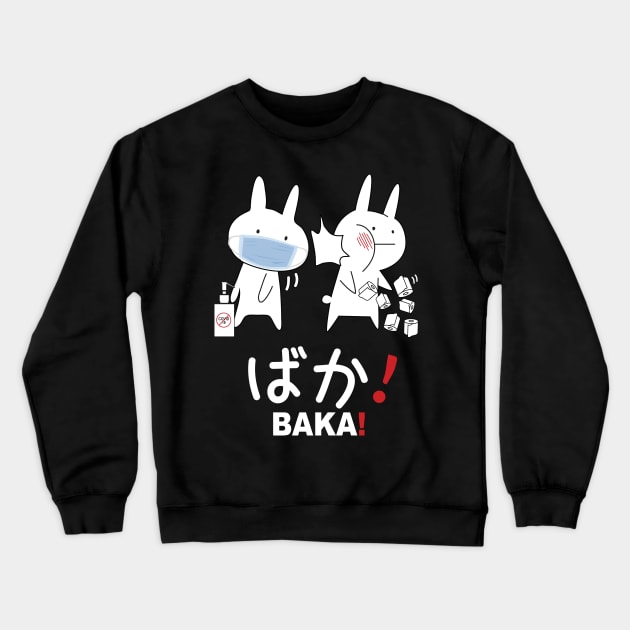 Anime Baka Rabbit Slap Japanes Crewneck Sweatshirt by KiraT